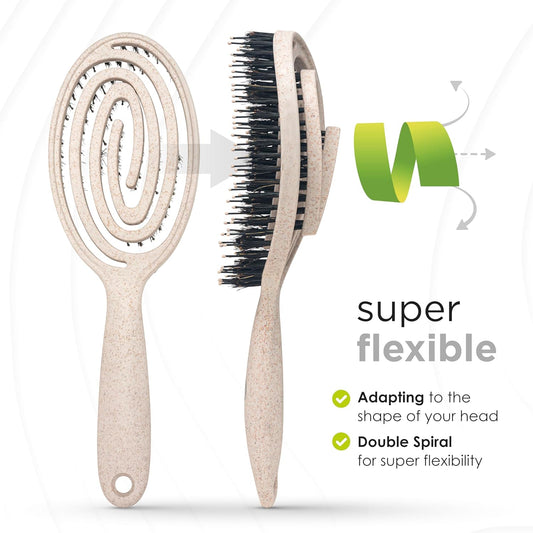 Brosse à cheveux Poils de sanglier