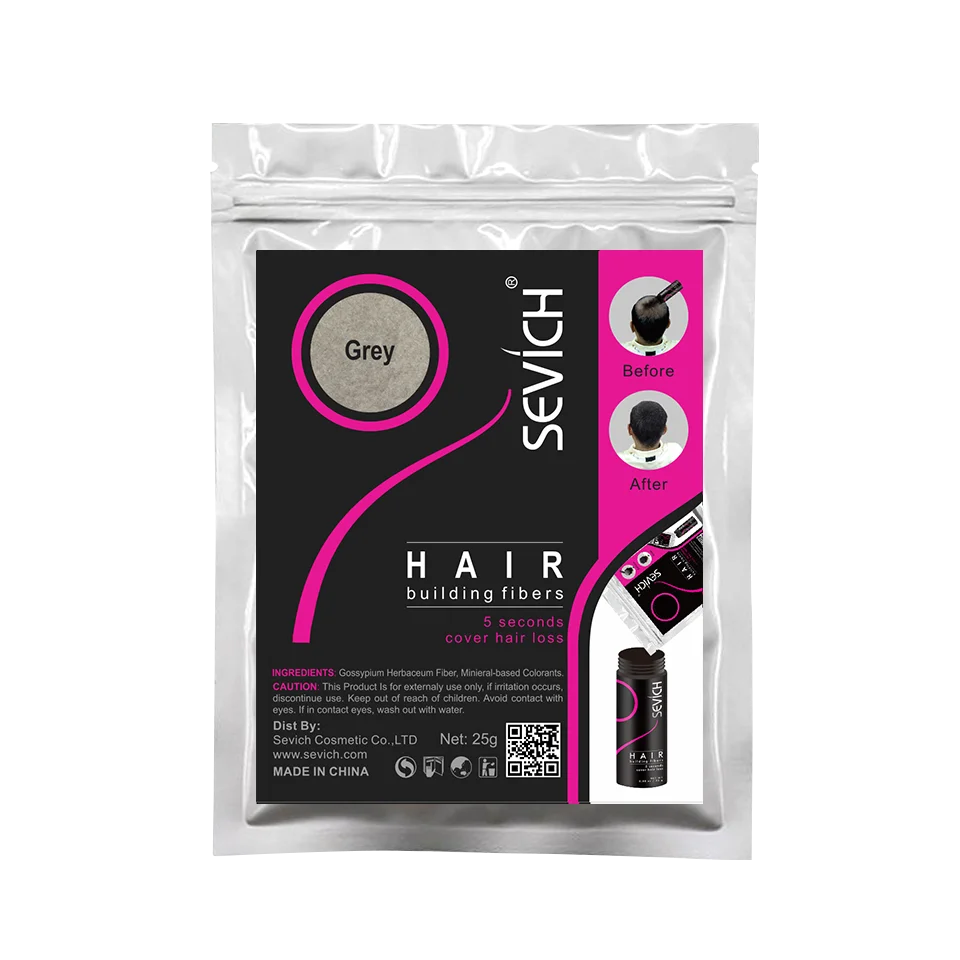 SEVICH 25g Fibres Capillaires Recharge – Solution Instantanée pour des Cheveux Plus Denses