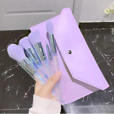 Set de pinceaux de maquillage violet (10pcs) My Store