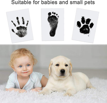 Baby Nabance Children's Footprint Kit - Clean Touch Footprint - Baby Handprint - Footprint - Child - Newborns Shower Gift - Baby Souvenir