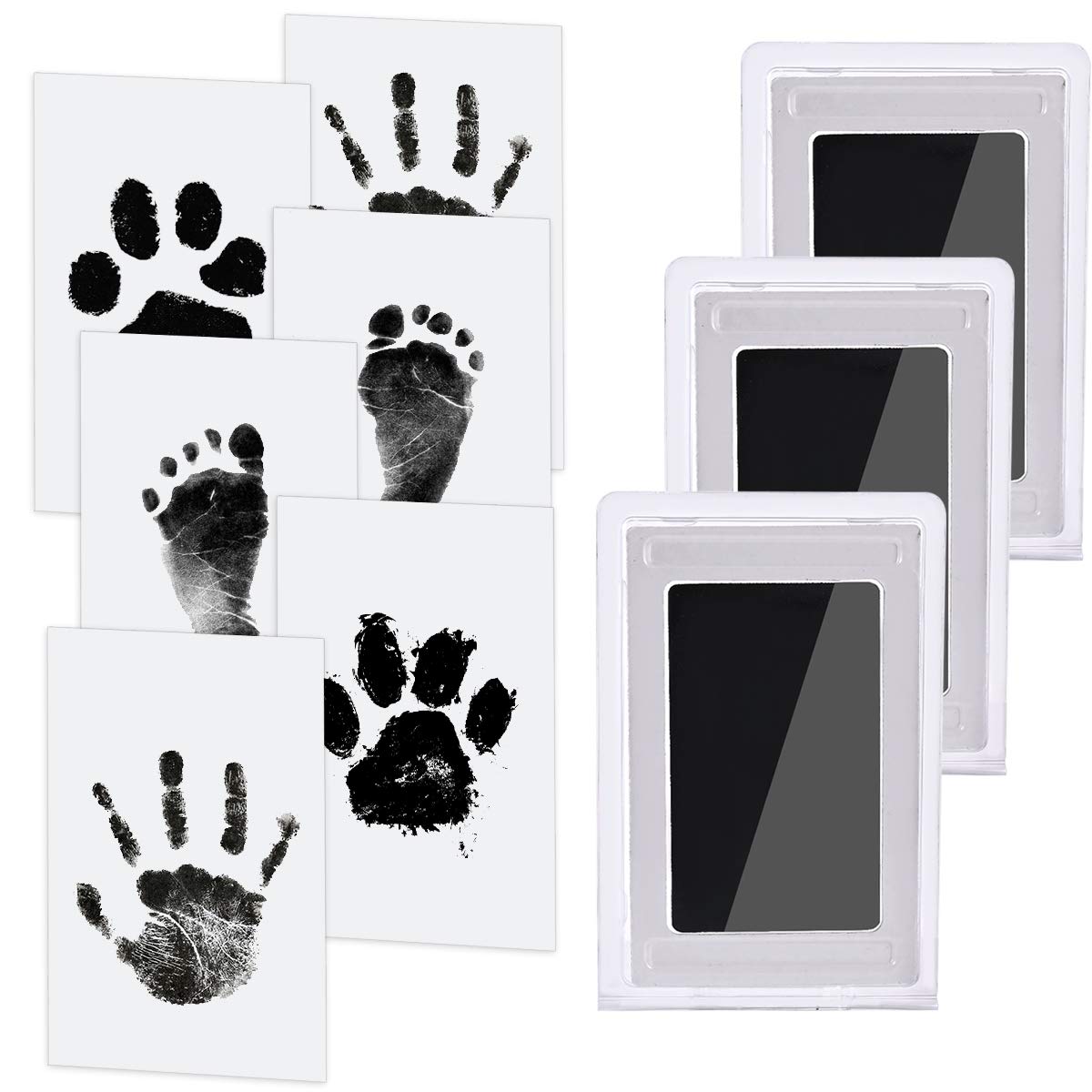 Baby Nabance Children's Footprint Kit - Clean Touch Footprint - Baby Handprint - Footprint - Child - Newborns Shower Gift - Baby Souvenir