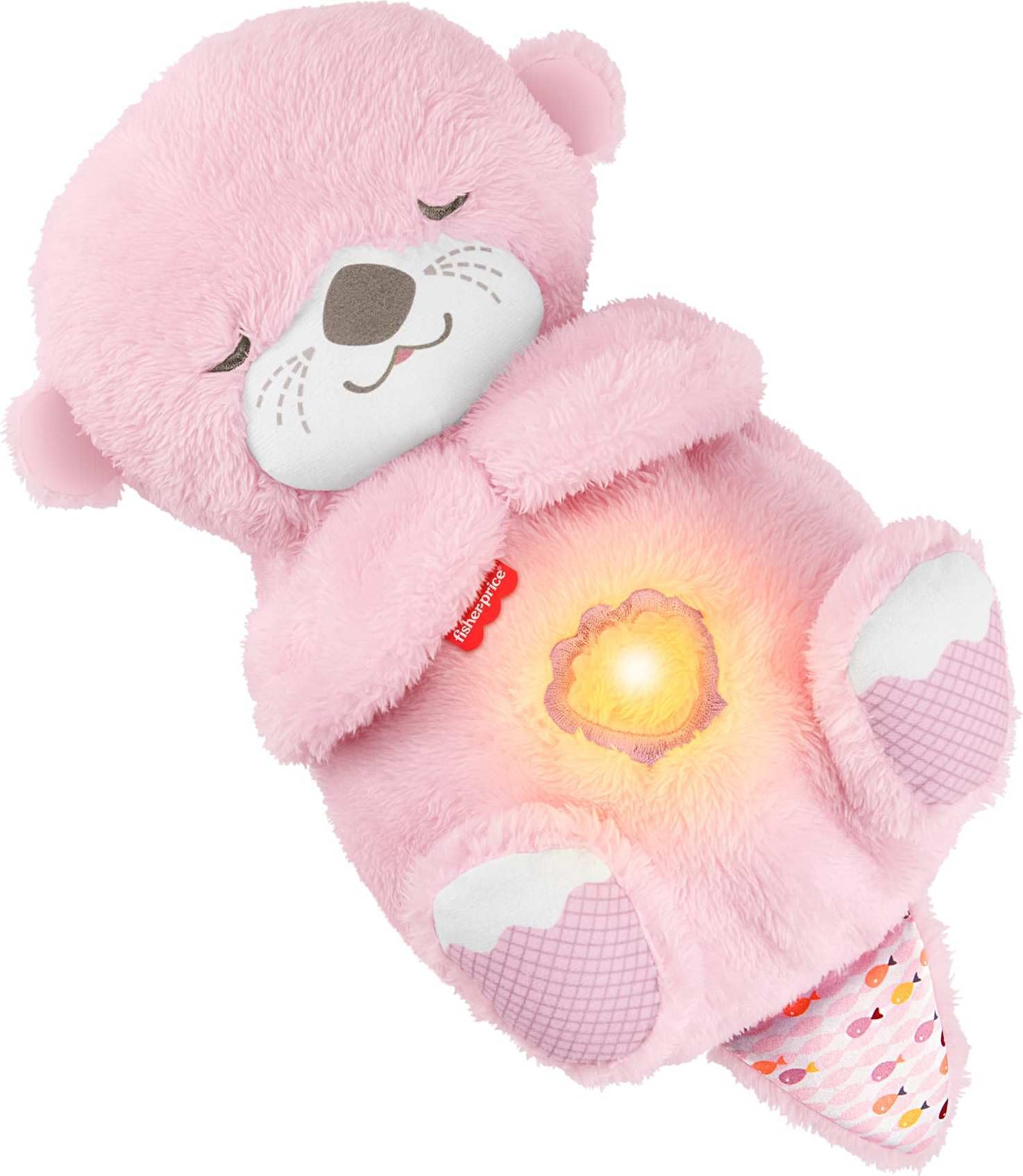 Fisher-Price Ma Ottre Câlins Bonne Nuit Soft Toy | Musical and Luminous Baby Night Light | White Noise Baby | Newborn Baby Gift for Boys and Girls - FXC66