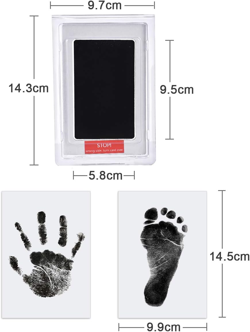 Baby Nabance Children's Footprint Kit - Clean Touch Footprint - Baby Handprint - Footprint - Child - Newborns Shower Gift - Baby Souvenir