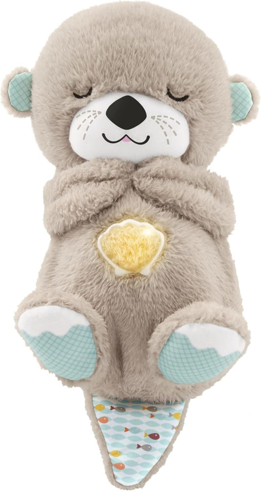 Fisher-Price Ma Ottre Câlins Bonne Nuit Soft Toy | Musical and Luminous Baby Night Light | White Noise Baby | Newborn Baby Gift for Boys and Girls - FXC66