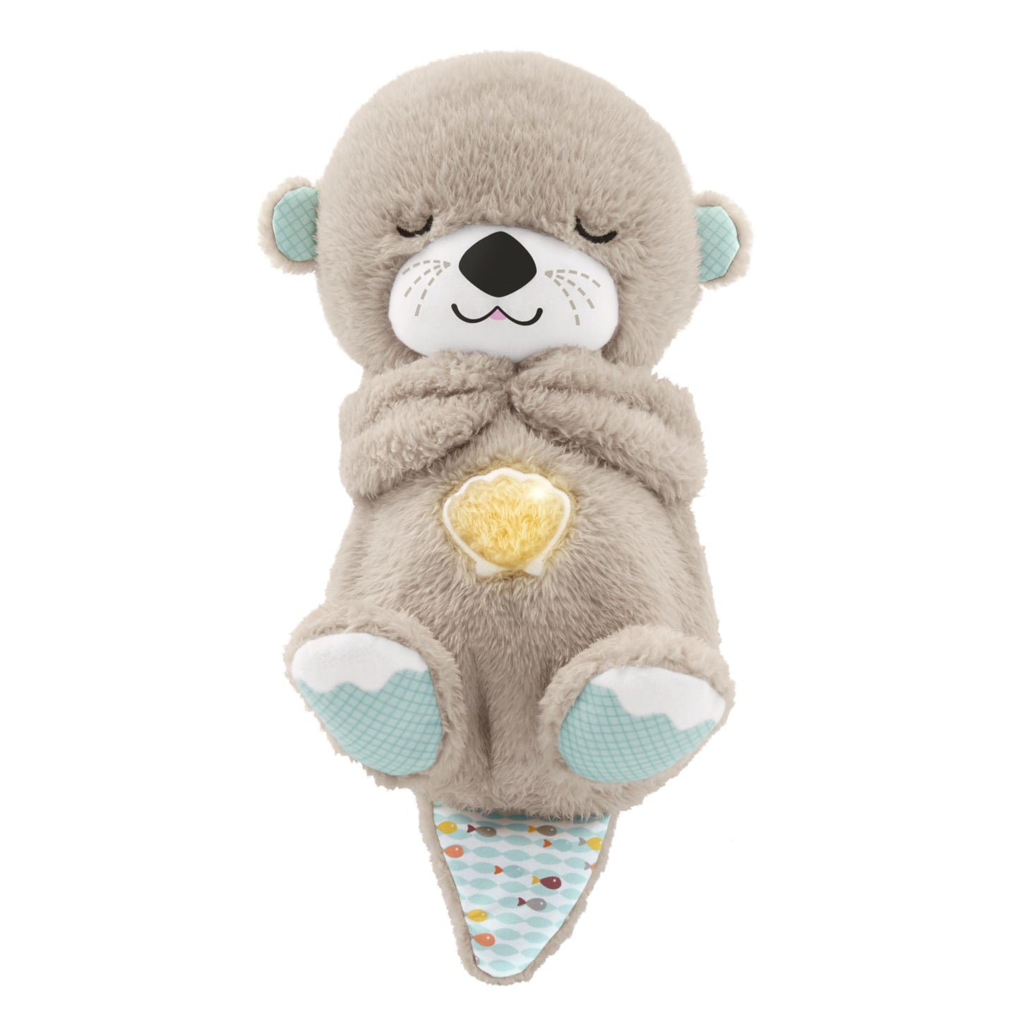 Fisher-Price Ma Ottre Câlins Bonne Nuit Soft Toy | Musical and Luminous Baby Night Light | White Noise Baby | Newborn Baby Gift for Boys and Girls - FXC66