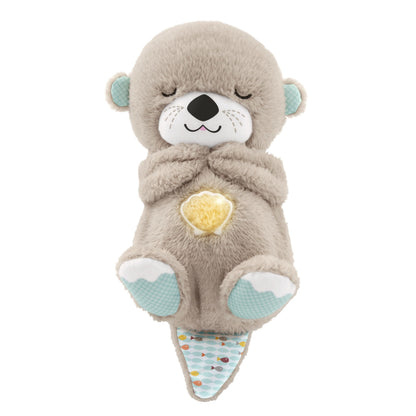 Fisher-Price Ma Ottre Câlins Bonne Nuit Soft Toy | Musical and Luminous Baby Night Light | White Noise Baby | Newborn Baby Gift for Boys and Girls - FXC66