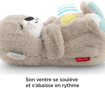 Fisher-Price Ma Ottre Câlins Bonne Nuit Soft Toy | Musical and Luminous Baby Night Light | White Noise Baby | Newborn Baby Gift for Boys and Girls - FXC66