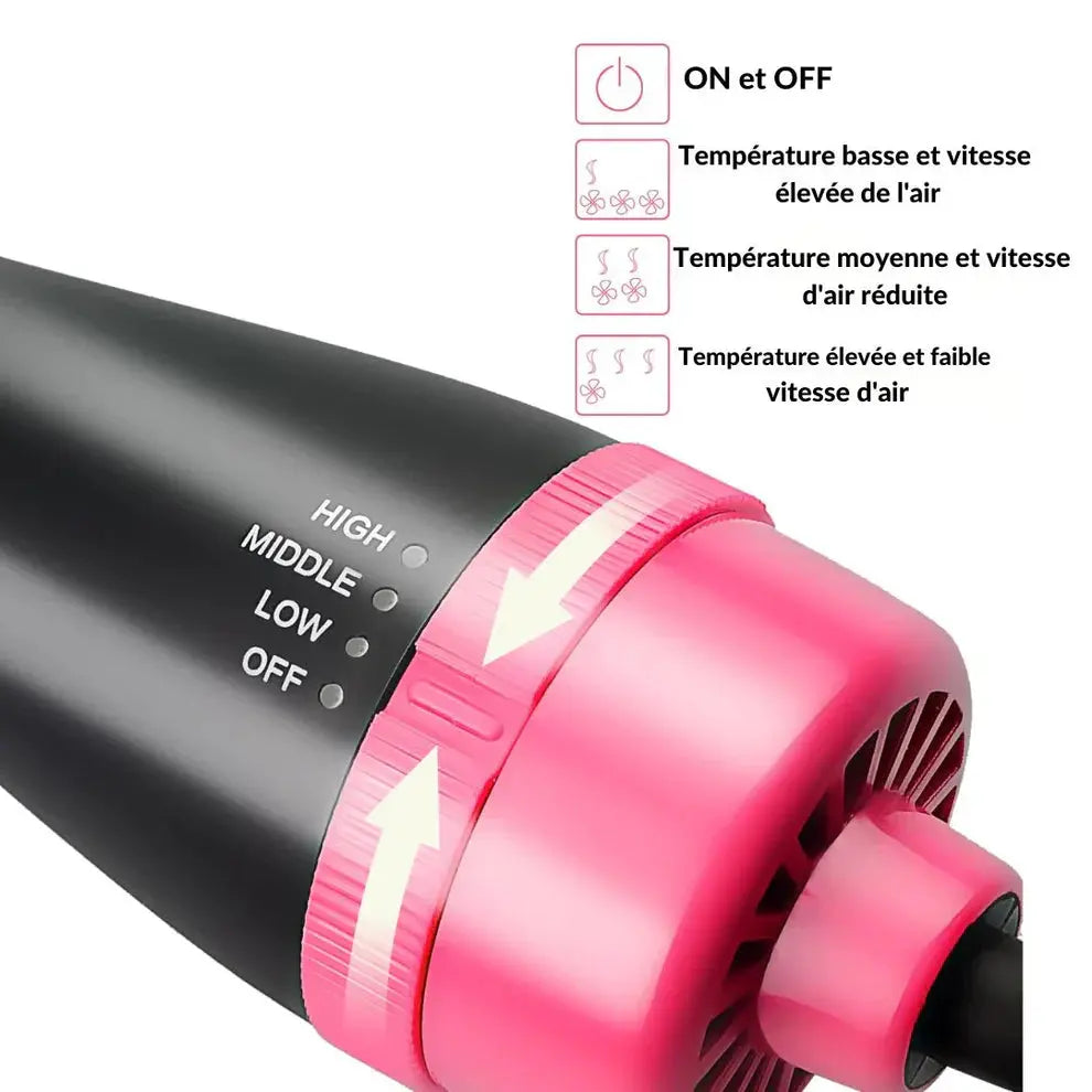 Brosse à cheveux 3 en 1 soin coiffure pour femme