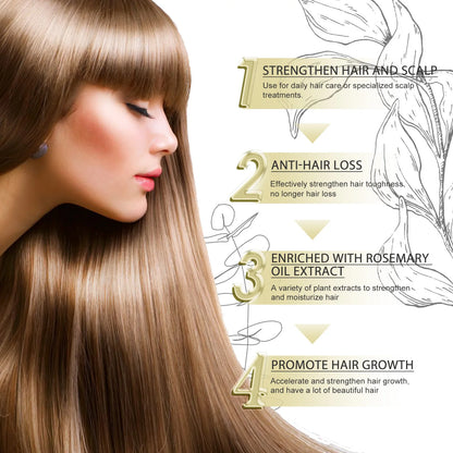 Huile essentielle romarin soin cheveux femme