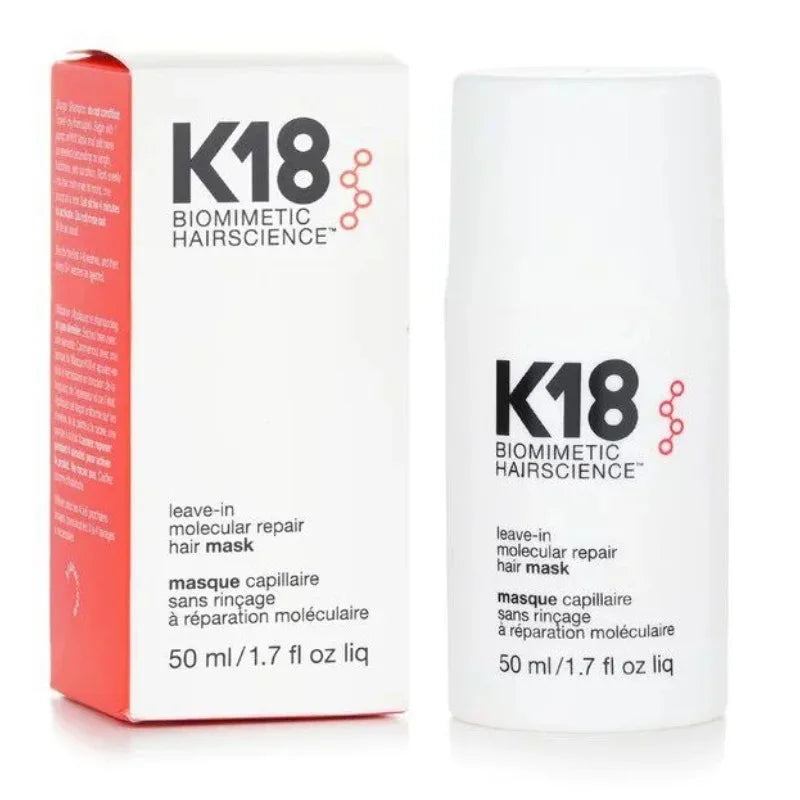 Masque capillaire réparateur K18 Original sans rinçage pour cheveux abîmés
