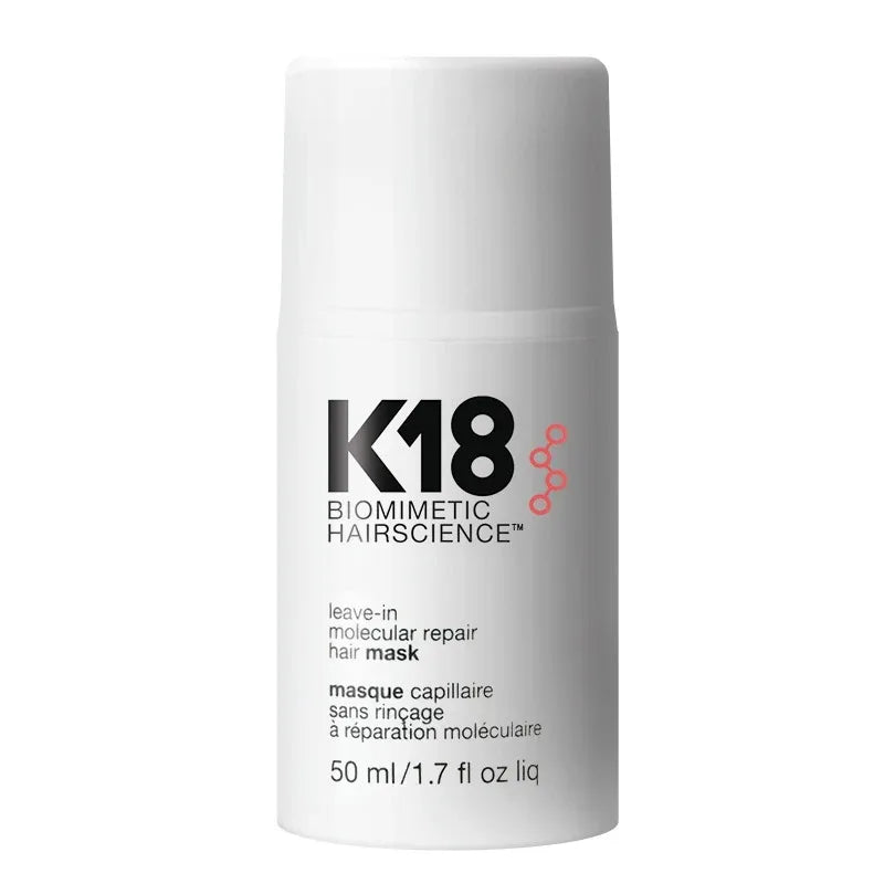 Masque capillaire réparateur K18 Original sans rinçage pour cheveux abîmés
