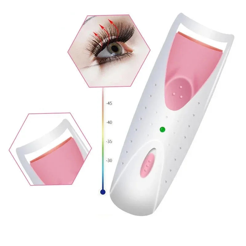 Recourbe cils chauffant électrique pour femmes avec effet regard intensifié
