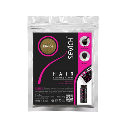 SEVICH 25g Fibres Capillaires Recharge – Solution Instantanée pour des Cheveux Plus Denses