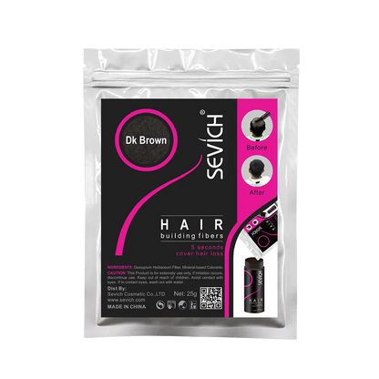 SEVICH 25g Fibres Capillaires Recharge – Solution Instantanée pour des Cheveux Plus Denses