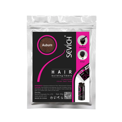 SEVICH 25g Fibres Capillaires Recharge – Solution Instantanée pour des Cheveux Plus Denses