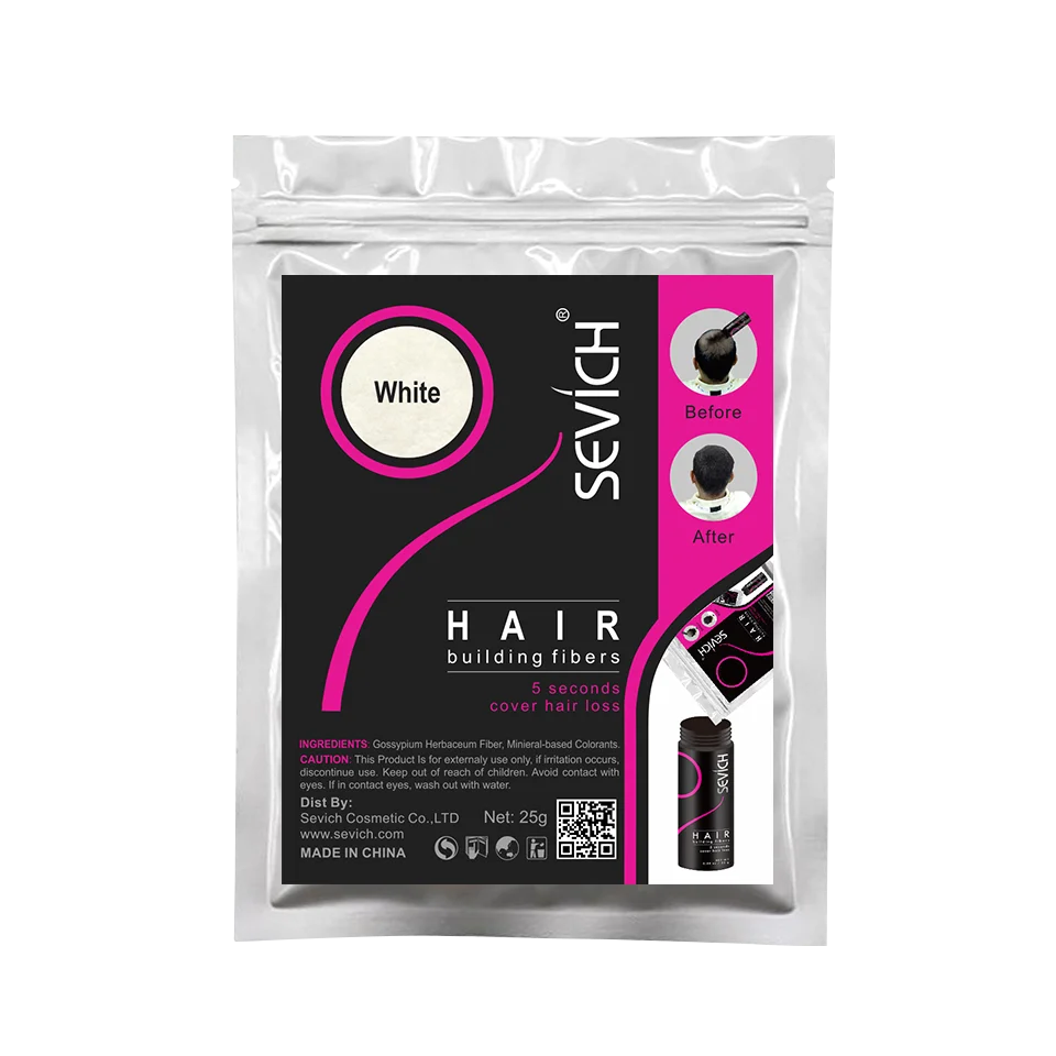 SEVICH 25g Fibres Capillaires Recharge – Solution Instantanée pour des Cheveux Plus Denses