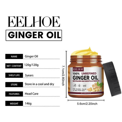 Huile Essentielle de Soin Capillaire au Gingembre – Nourrissez Votre Routine de Soin des cheveux