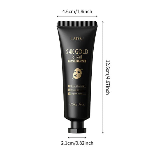 Masque Peel-Off LAIKOU à l'Or 24K et Sakura – Un soin du visage inspiré de la beauté asiatique