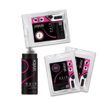 SEVICH 25g Fibres Capillaires Recharge – Solution Instantanée pour des Cheveux Plus Denses