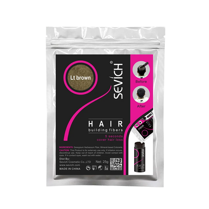 SEVICH 25g Fibres Capillaires Recharge – Solution Instantanée pour des Cheveux Plus Denses