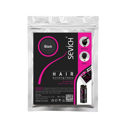 SEVICH 25g Fibres Capillaires Recharge – Solution Instantanée pour des Cheveux Plus Denses