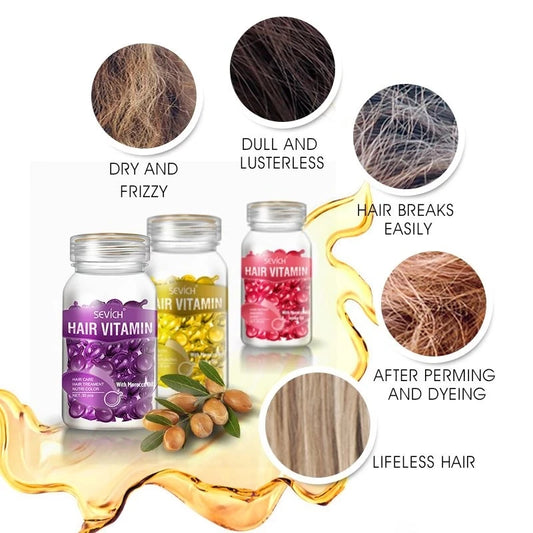 huile de soin cheveux en capsules